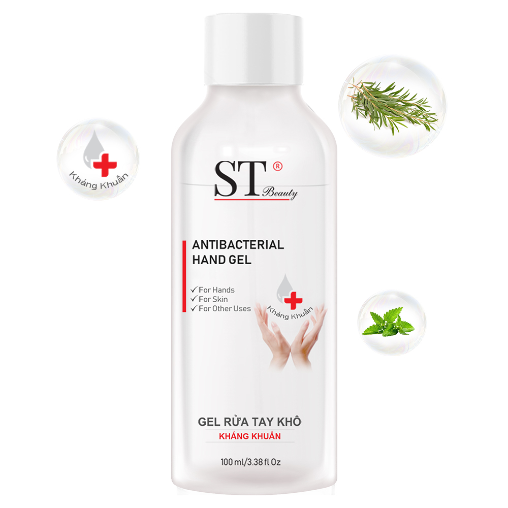 ST Beauty - Tinh Chất Chuyên Hỗ Trợ Trị Mụn  – Tái Tạo &amp; Làm Trắng Hồng Da Tự Nhiên -  ACNE WHITENING AMPOULE  -  Tặng 1 Gel Rửa Tay Khô 100ml - Sạch Khuẩn