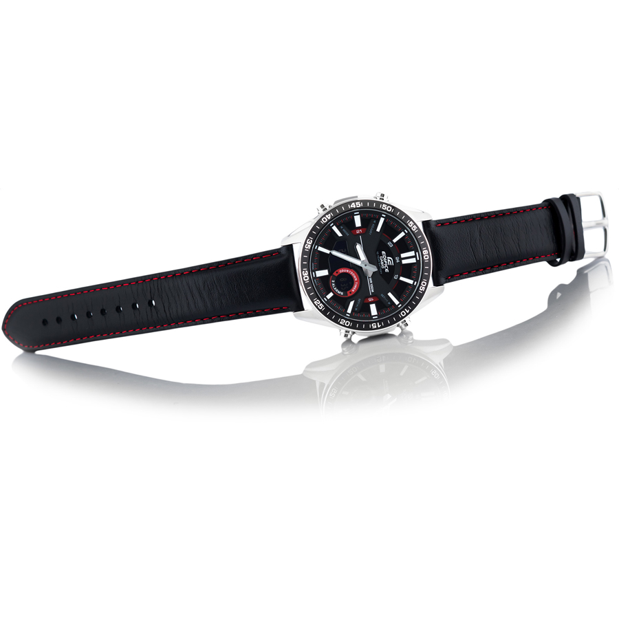 Đồng hồ nam dây da Casio Edifice chính hãng EFV-C100L-1AVDF (46mm)
