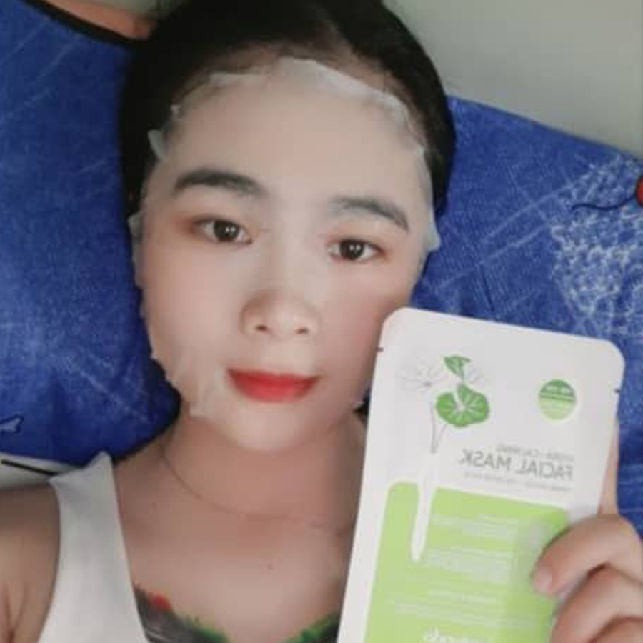 Set 5 Miếng Mặt Nạ Siêu Dưỡng Ẩm LAGIVADO HYDRA CALMING FACIAL MASK giúp da mềm mịn và căng bóng mỗi ngày