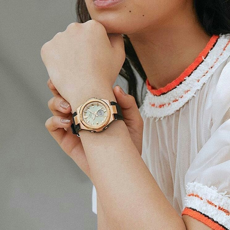 Đồng hồ nữ dây nhựa Casio Baby-G chính hãng MSG-S200G-1ADR