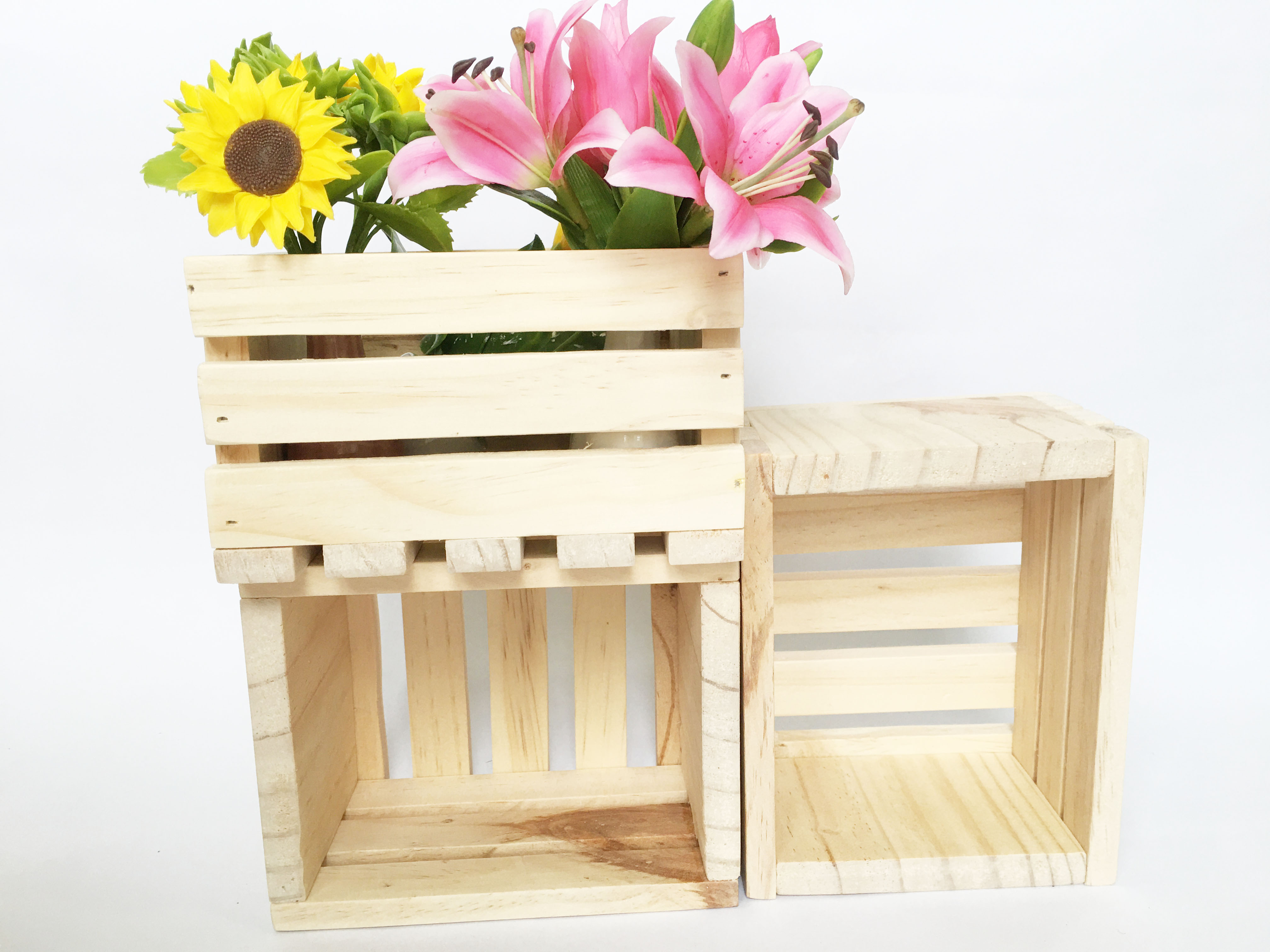 Khay gỗ pallet mini trang trí - kệ gỗ đa năng