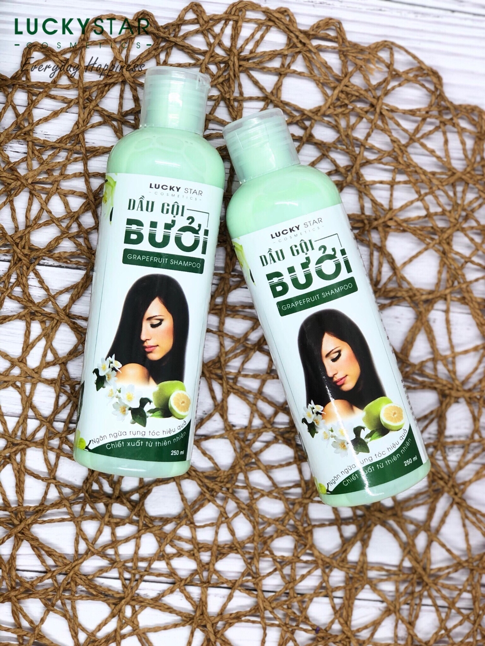 Dầu gội bưởi Lucky Star Chai 250ml