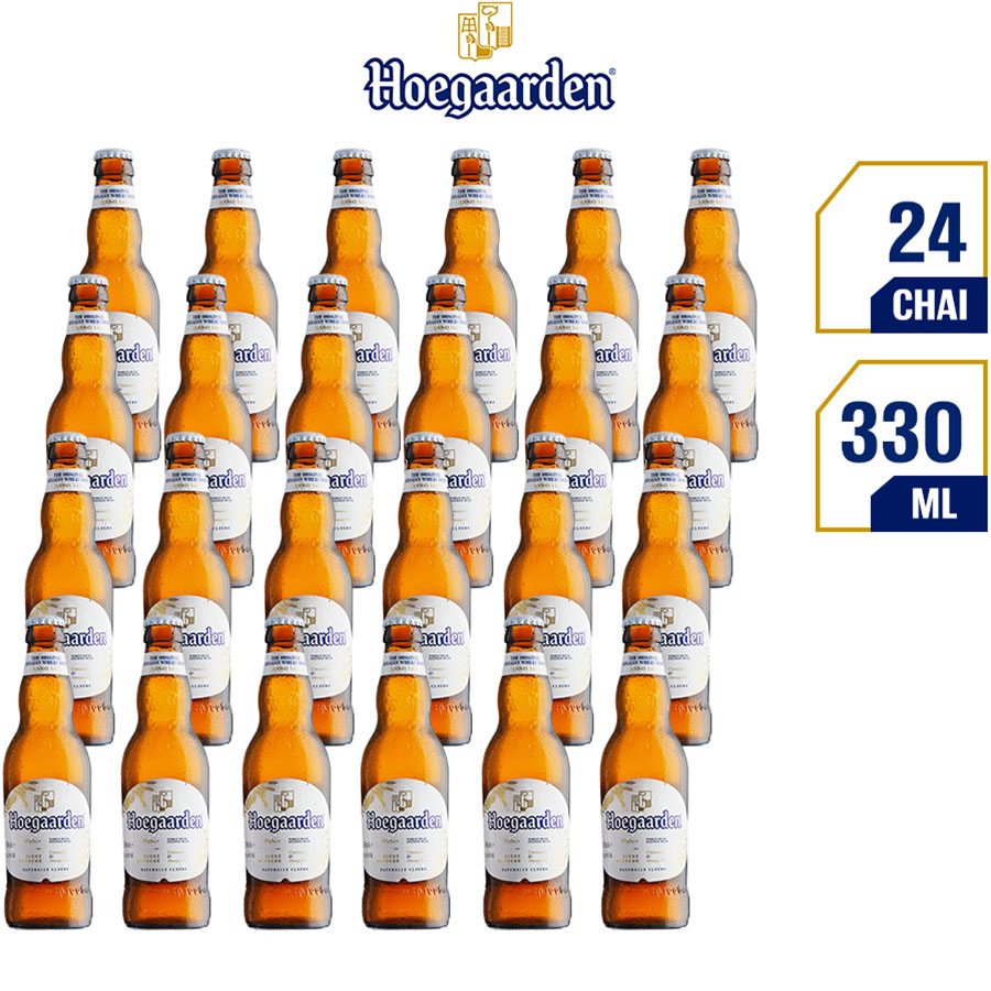 Thùng 24 Chai Bia Hoegaarden (330ml / Chai)