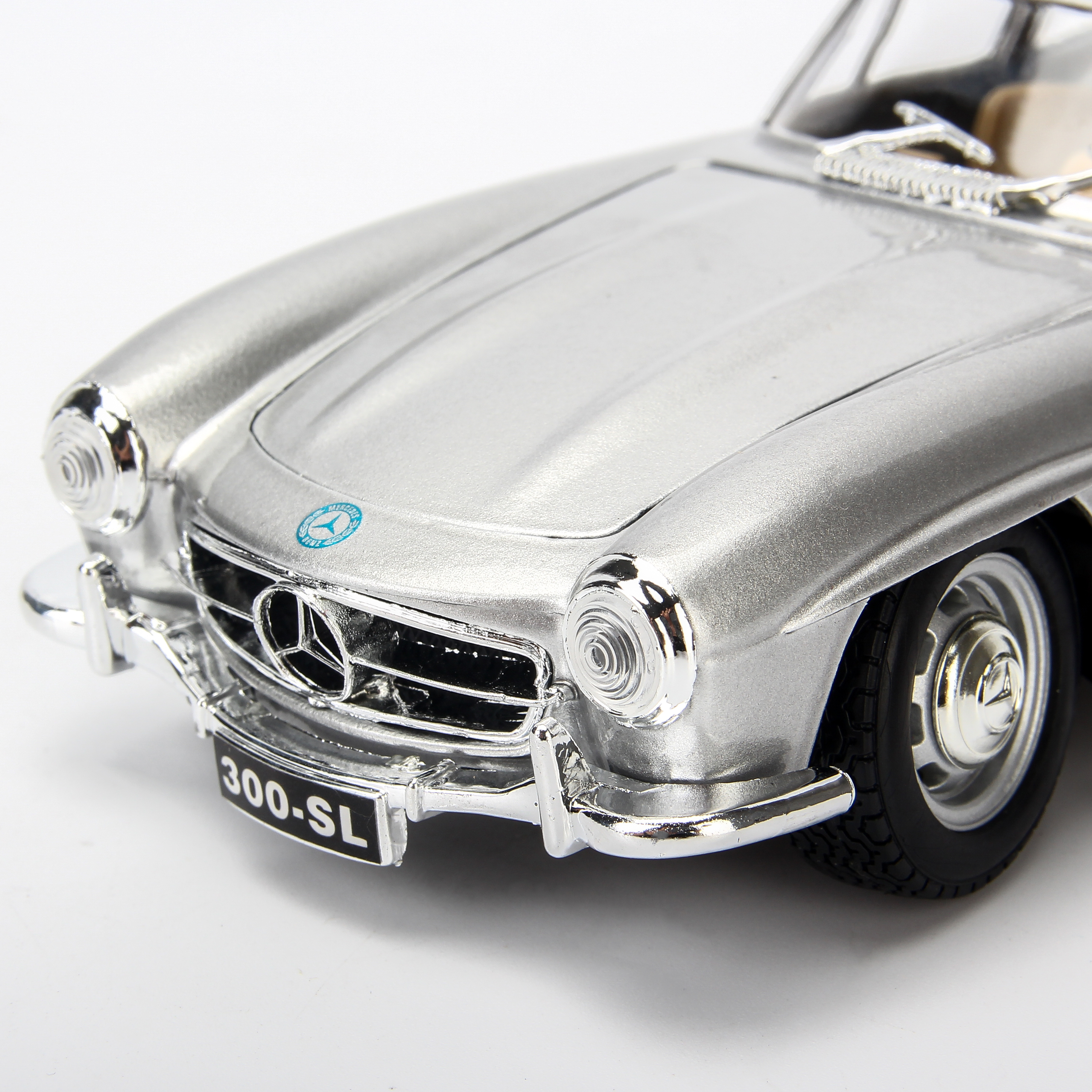 Mô Hình Xe Mercedes-Benz 300Sl 1954 Silver 1:24 Bburago-MH18-22023