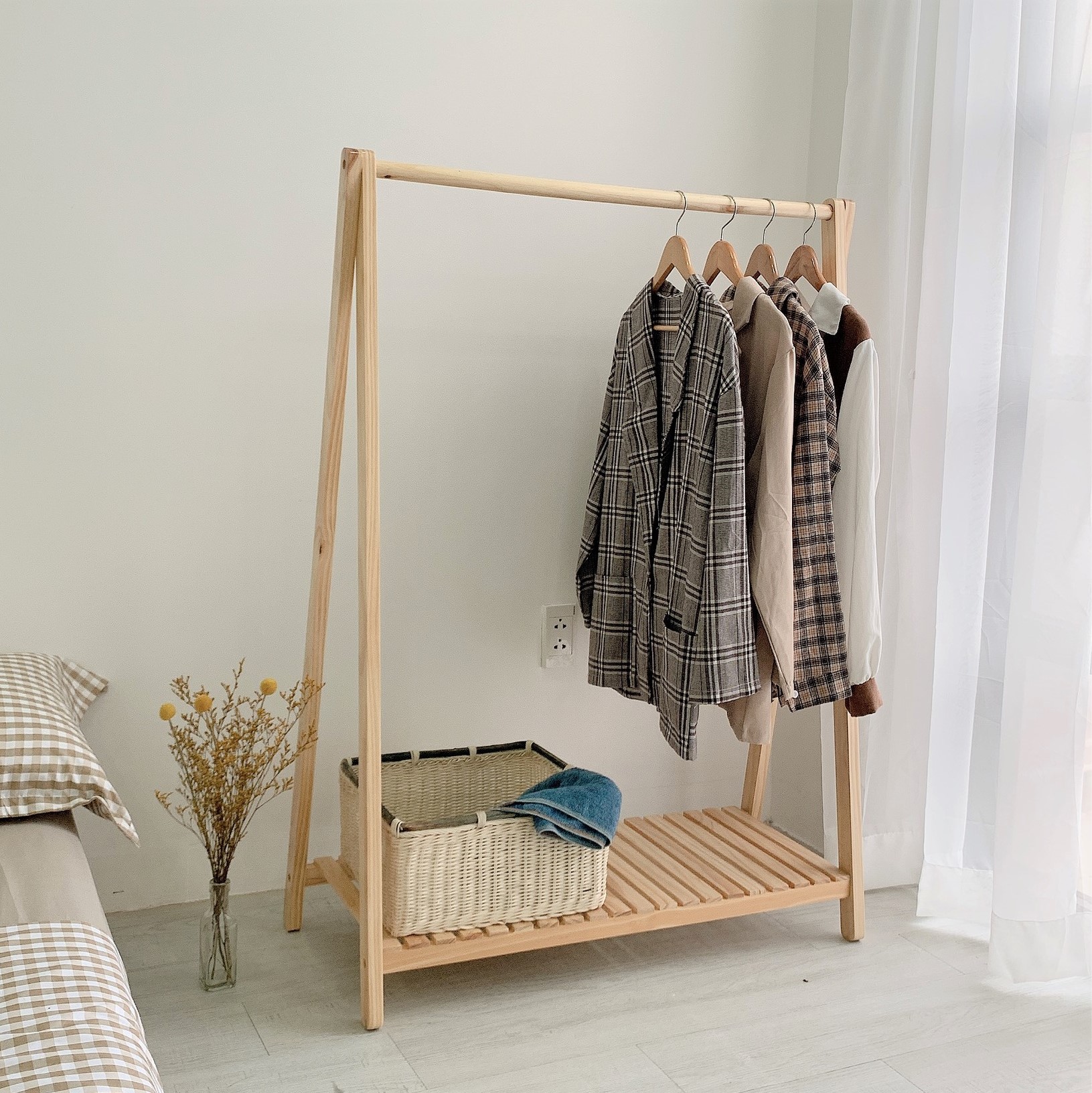 GIÁ TREO QUẦN ÁO - KỆ TREO ĐỒ 1 TẦNG HÀN QUỐC - A HANGER 1F