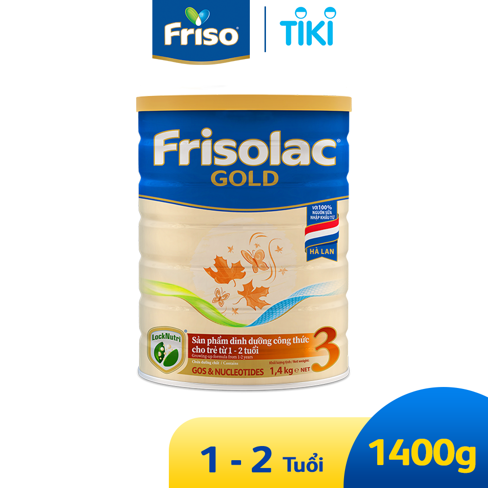 Sữa Bột Frisolac Gold 3 1400g (Dành Cho Trẻ Từ 1 - 2 Tuổi)