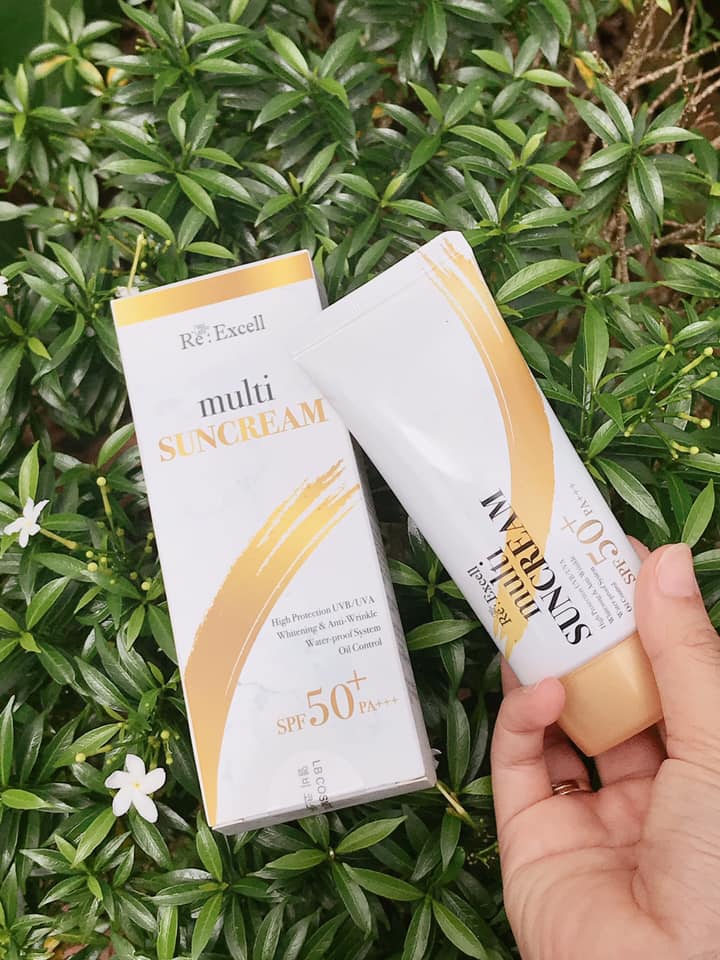 Kem Chống Nắng vật lý Re:Excell Multi Sun Cream SPF 50+/PA+++ R&amp;B VN 50ml