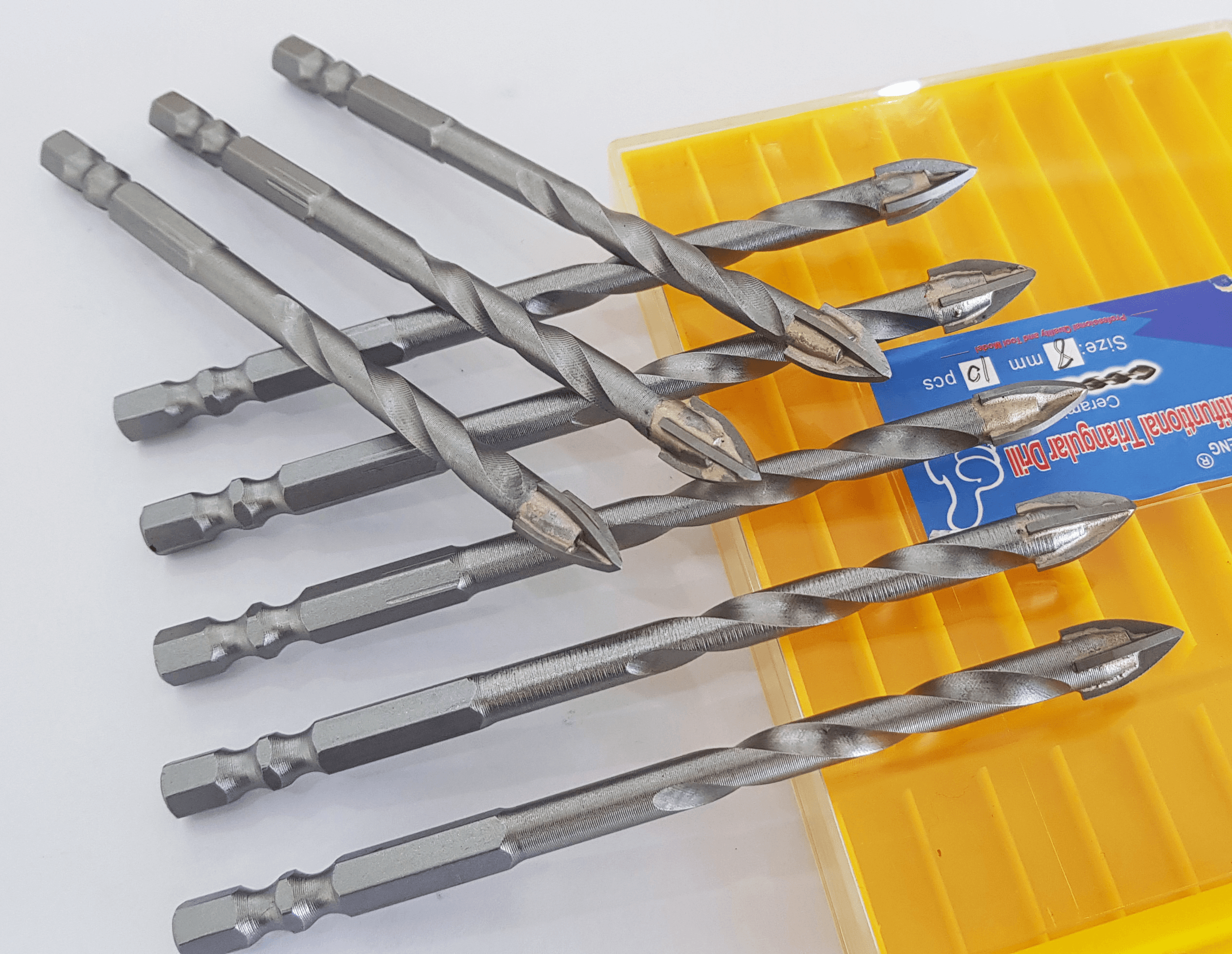 Mũi khoan đa năng 4 cạnh chân lục giác , khoan kính, thủy tinh, gạch men, gạch đá hoa cương