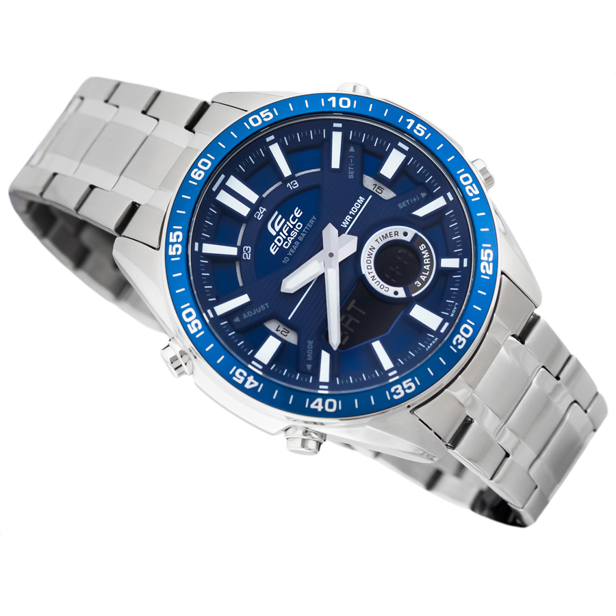 Đồng hồ nam dây kim loại Casio Edifice chính hãng Anh Khuê EFV-C100D-2AVDF (46mm)