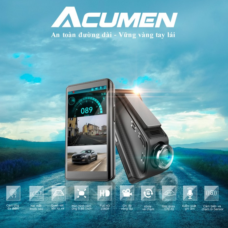 CAMERA HÀNH TRÌNH ACUMEN D12 (XD08) - Hàng chính hãng