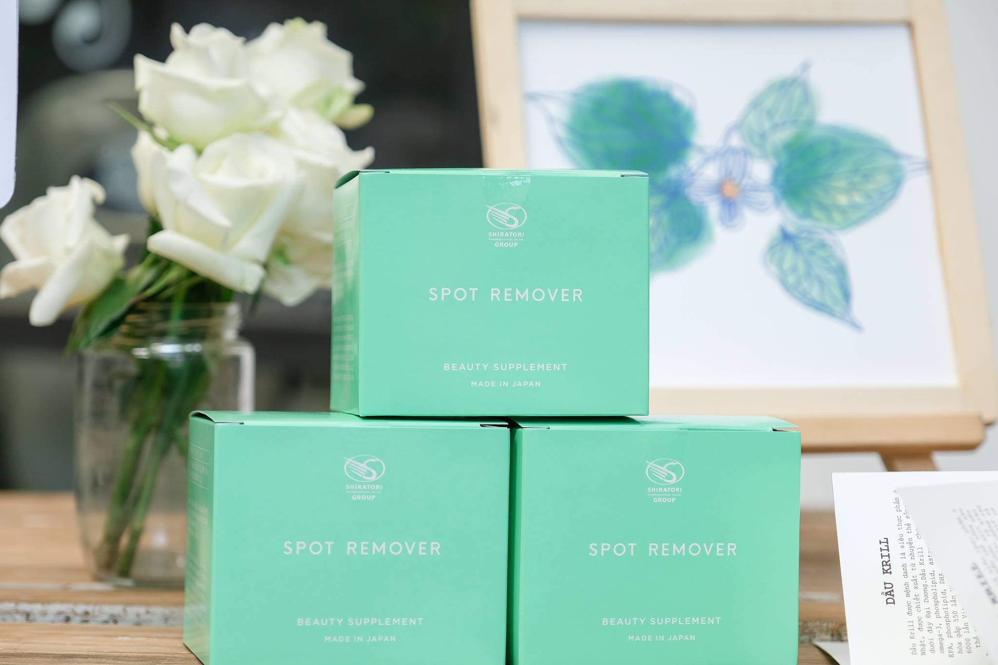 Viên Uống Giảm Mụn Đẹp Da Shiratori Spot Remover Supplement