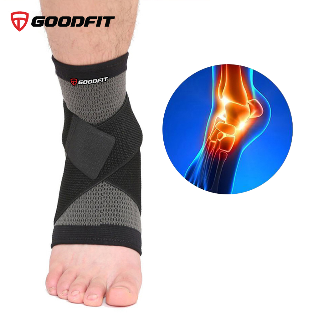 Băng bảo vệ cổ chân thể thao đàn hồi GoodFit GF614A