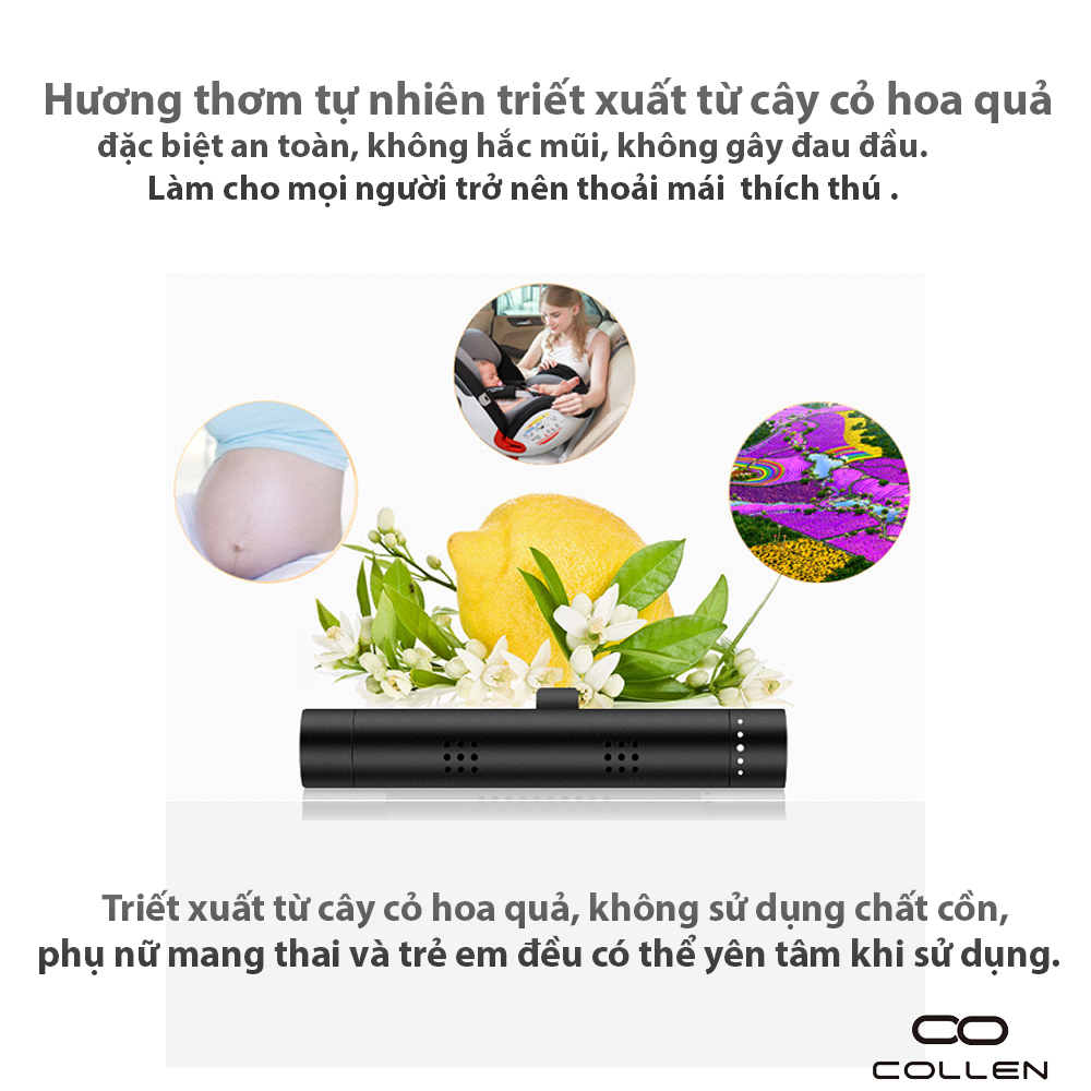 Hộp khử mùi trong xe ô tô, sáp thơm ô tô, chiết xuất tự nhiên.