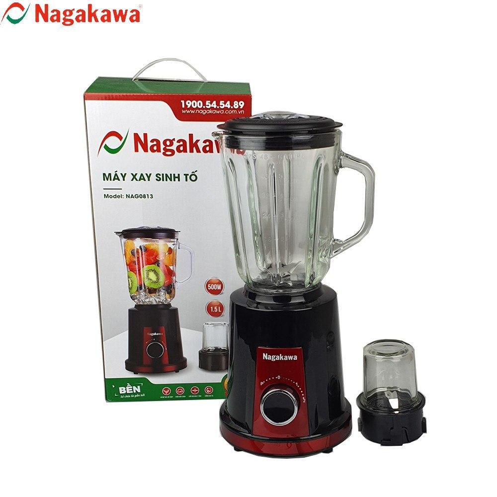 Máy Xay Sinh Tố Nagakawa NAG0813 (500W - 1.5 Lít) - Hàng Chính Hãng