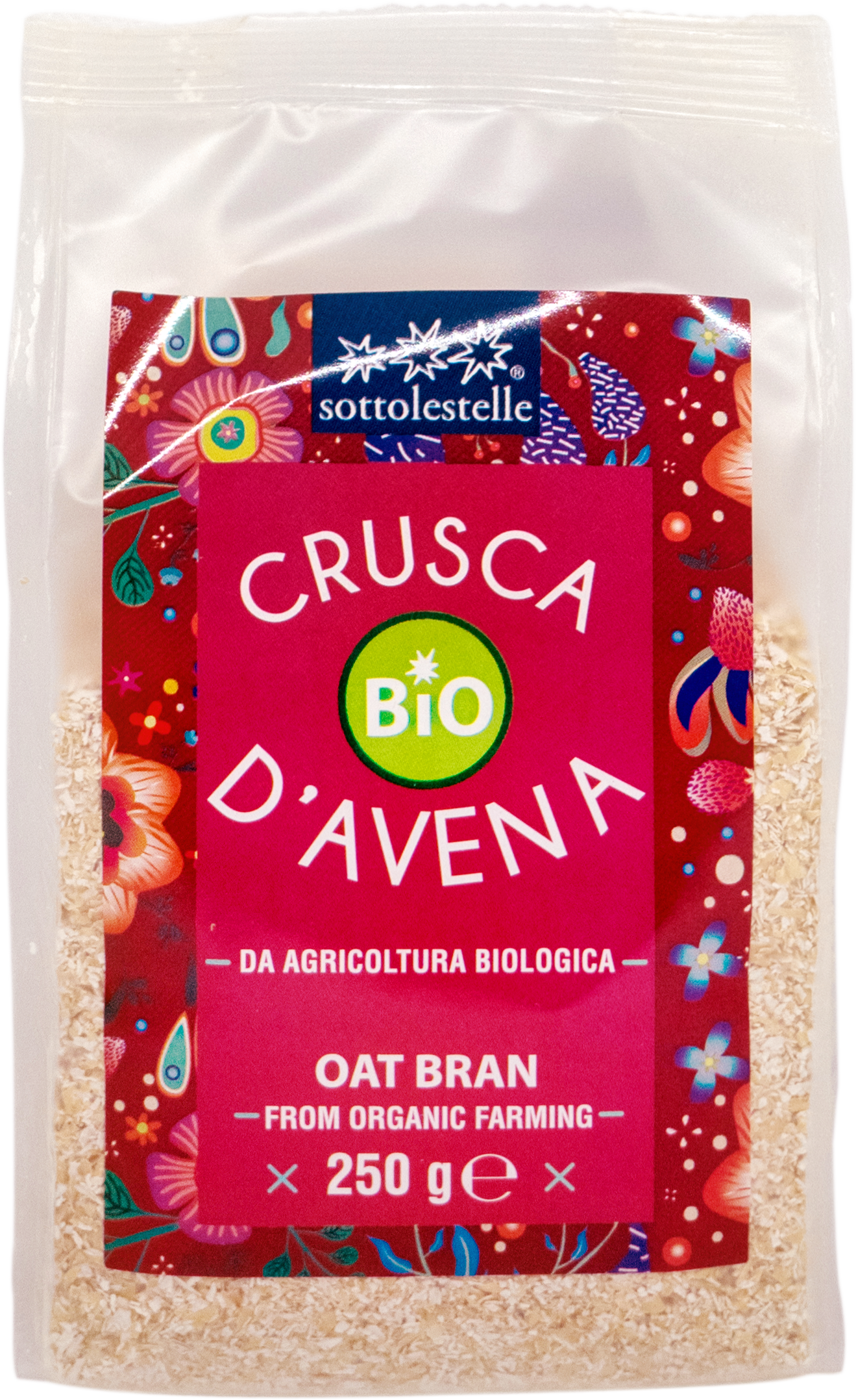 Cám yến mạch hữu cơ Sottolestelle 250g Orgnaic Oat Bran