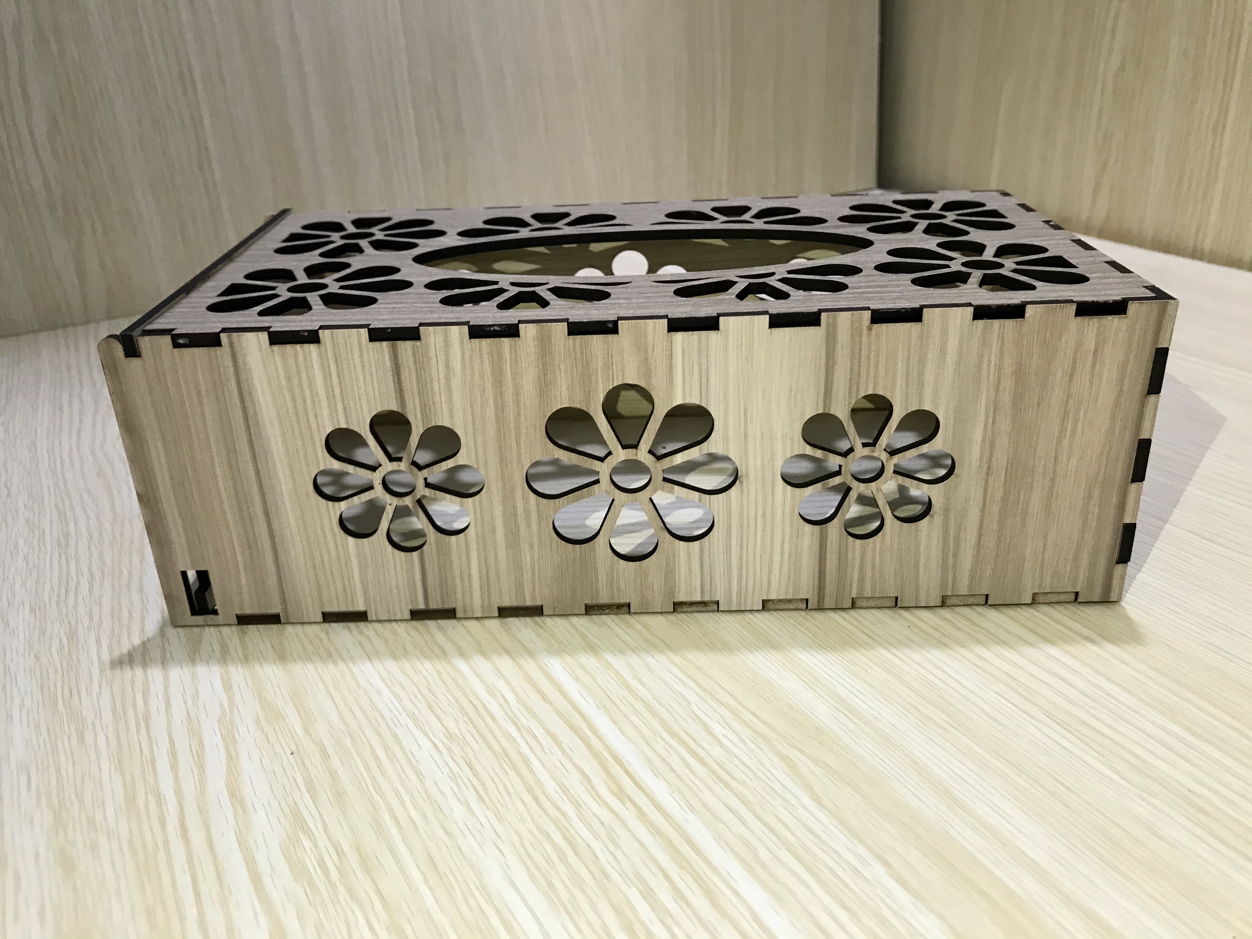 Hộp Đựng Khăn Giấy Ăn Bằng Gỗ Hình Chữ Nhật ĐÔNG TÂN