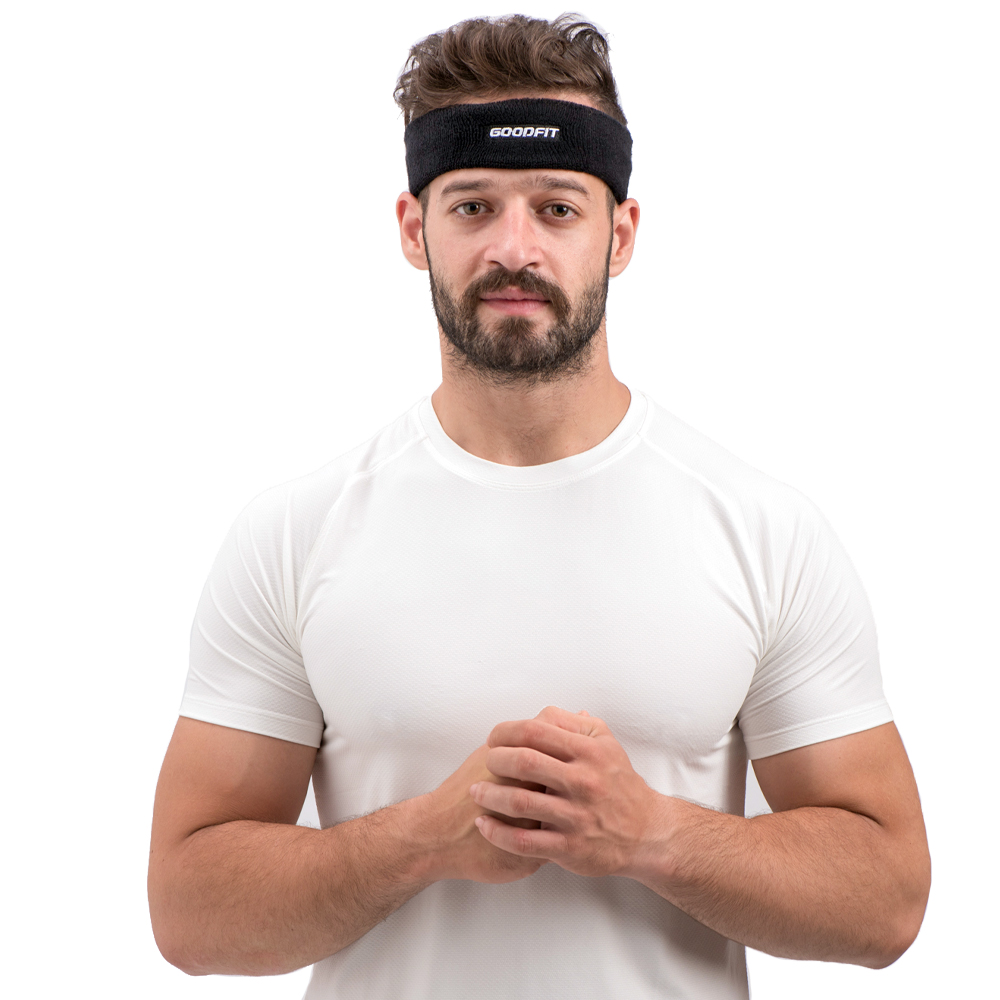 Hình ảnh Băng đô, băng trán thể thao headband thấm hút mồ hôi nam nữ GoodFit GF802SB