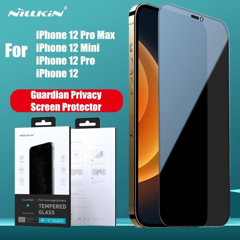 Kính cường lực chống nhìn trộm Nillkin Amazing Guardian dùng cho máy Iphone 12/12 Pro (6.1) - 12 Pro Max (6.7) - Hàng chính Hãng.