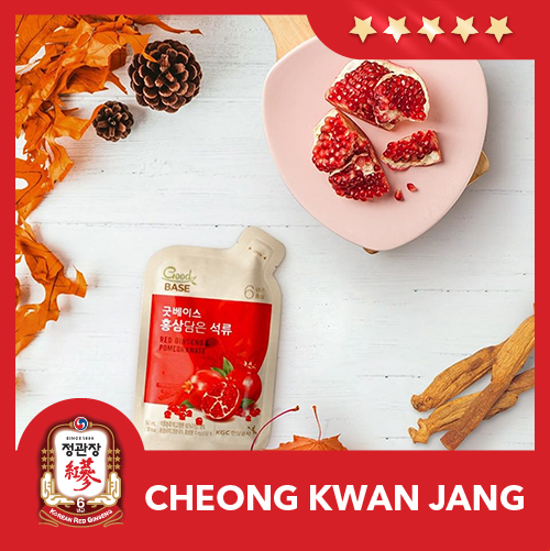 Nước Hồng Sâm Hàn Quốc Goodbase Lựu Đỏ KGC Cheong Kwan Jang (50ml x 30 gói)