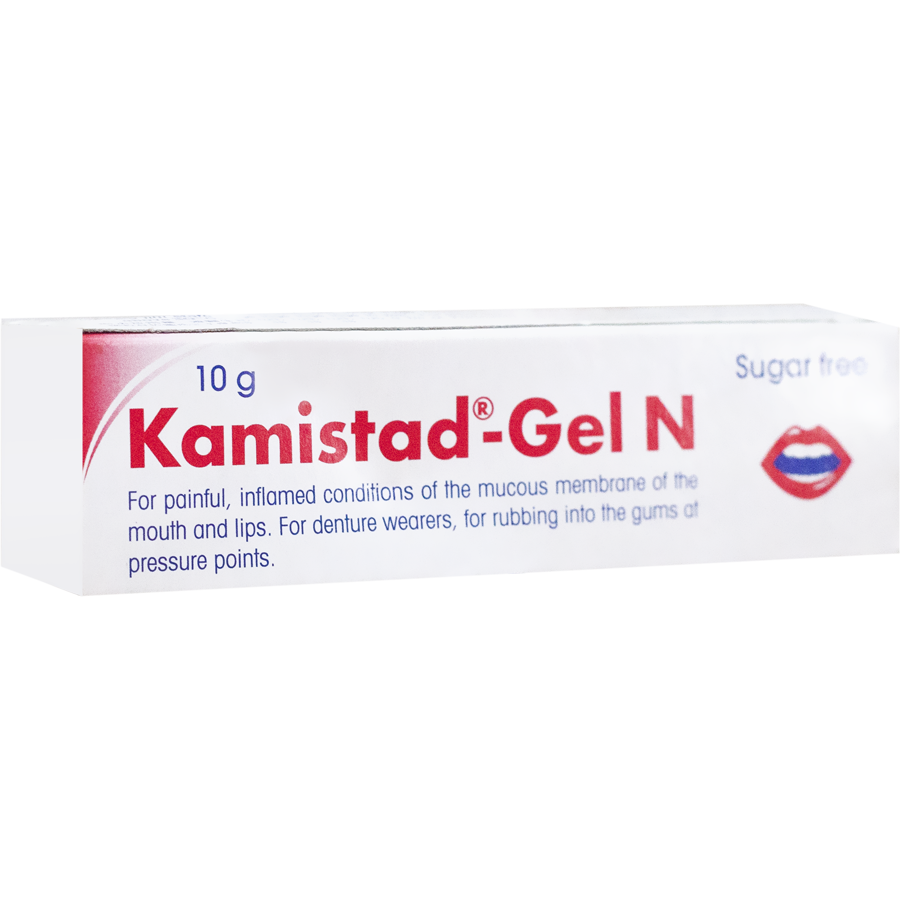 Kamistad Gel N 10g - Gel Bôi Nhiệt Miệng Thảo Dược - Sản Xuất Tại Đức