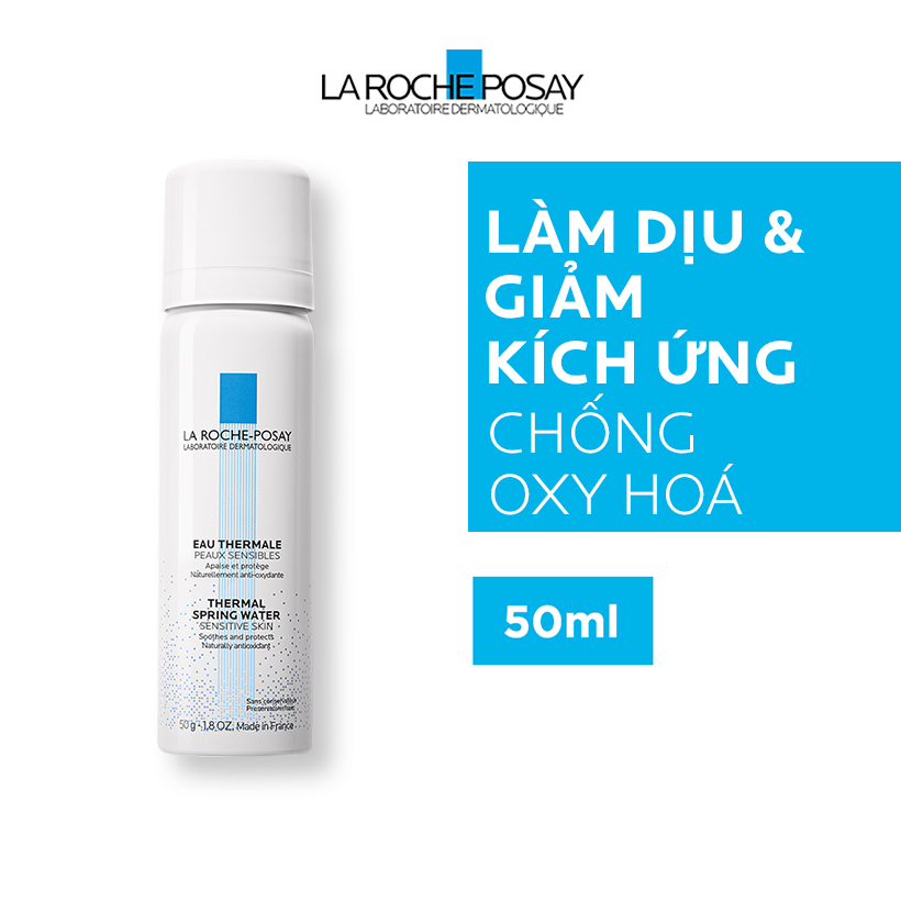 Bộ đôi Kem chống nắng kiểm soát bóng nhờn La Roche-Posay Anthelios Dry Touch 50ml - Tặng Nước khoáng làm dịu da 50ml