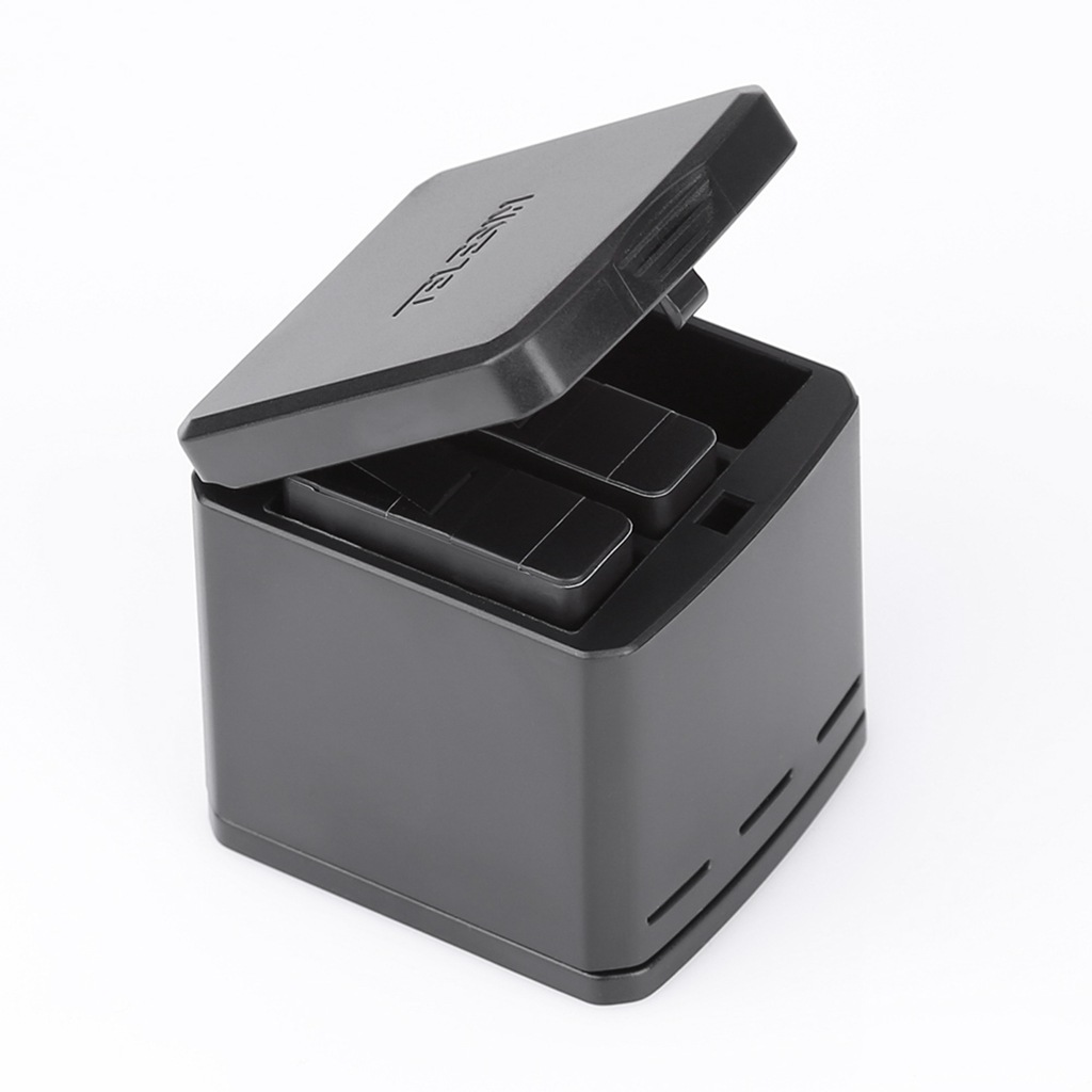 Combo 2 pin + 1 sạc Telesin cho máy quay GoPro Hero 5 Hero 6 Hero 7 Hero 8