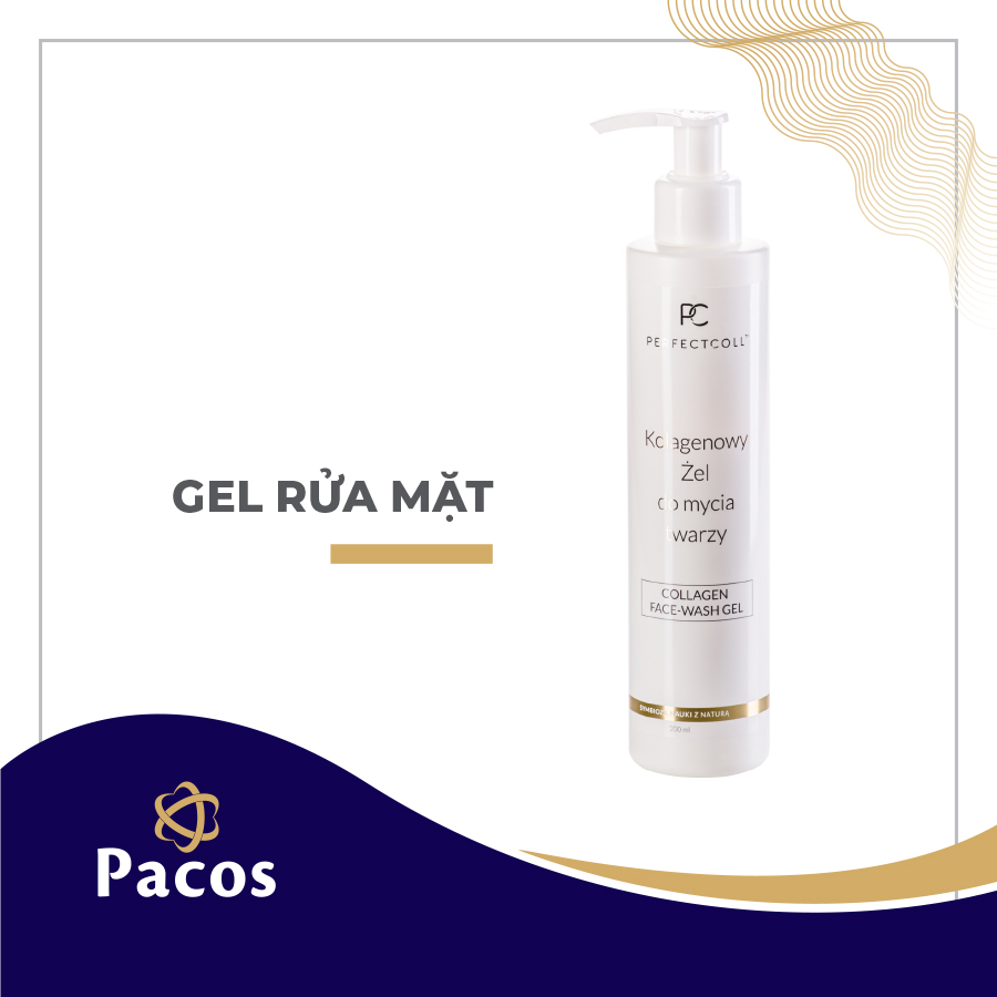 Sữa rửa mặt dưỡng ẩm - PC Collagen Face Wash Gel