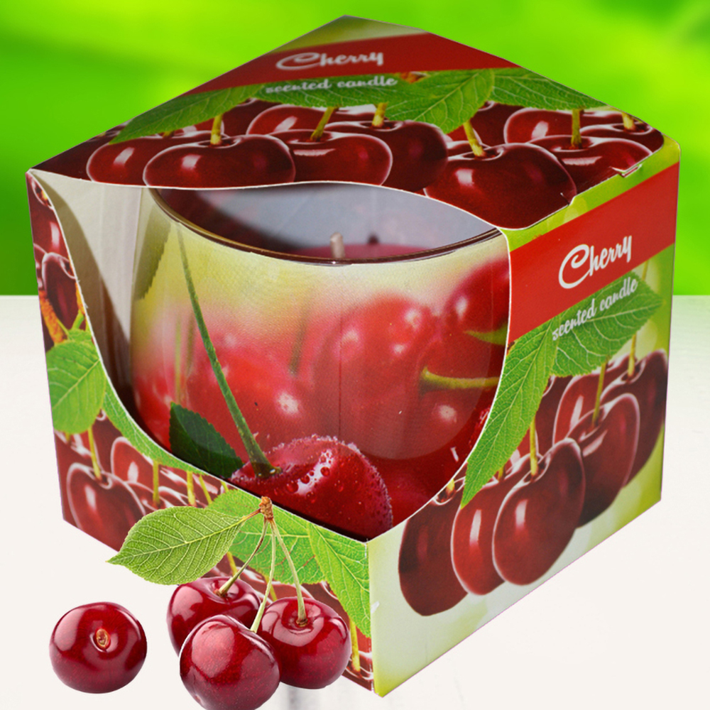 Ly nến thơm tinh dầu Admit Cherry 100g QT026993 - quả anh đào