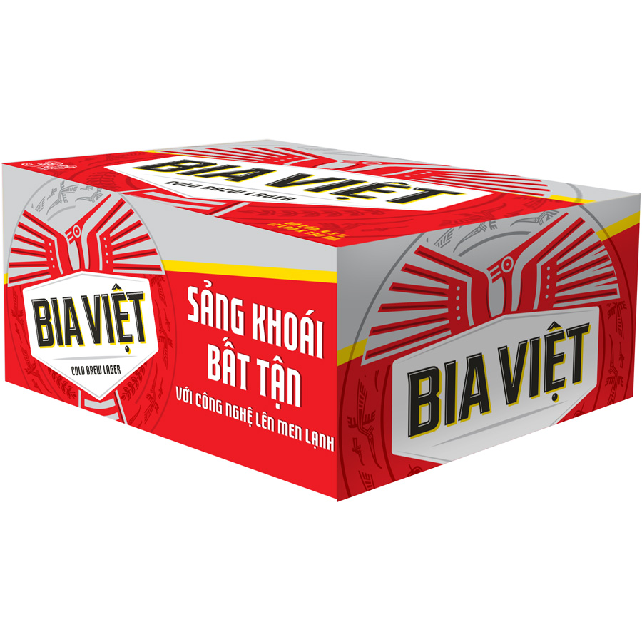 Thùng 12 lon Bia Việt 330ml