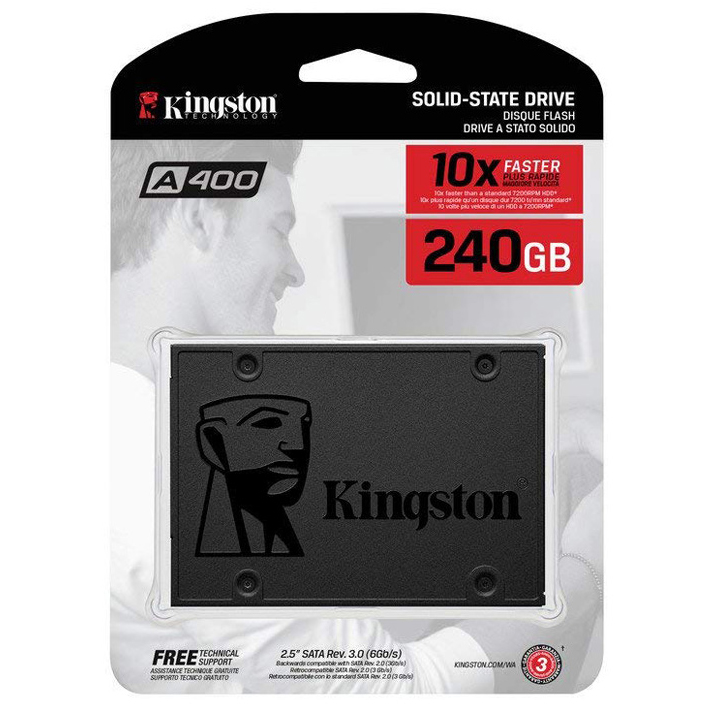 Ổ Cứng SSD Kingston A400 (240GB) - Hàng Chính Hãng