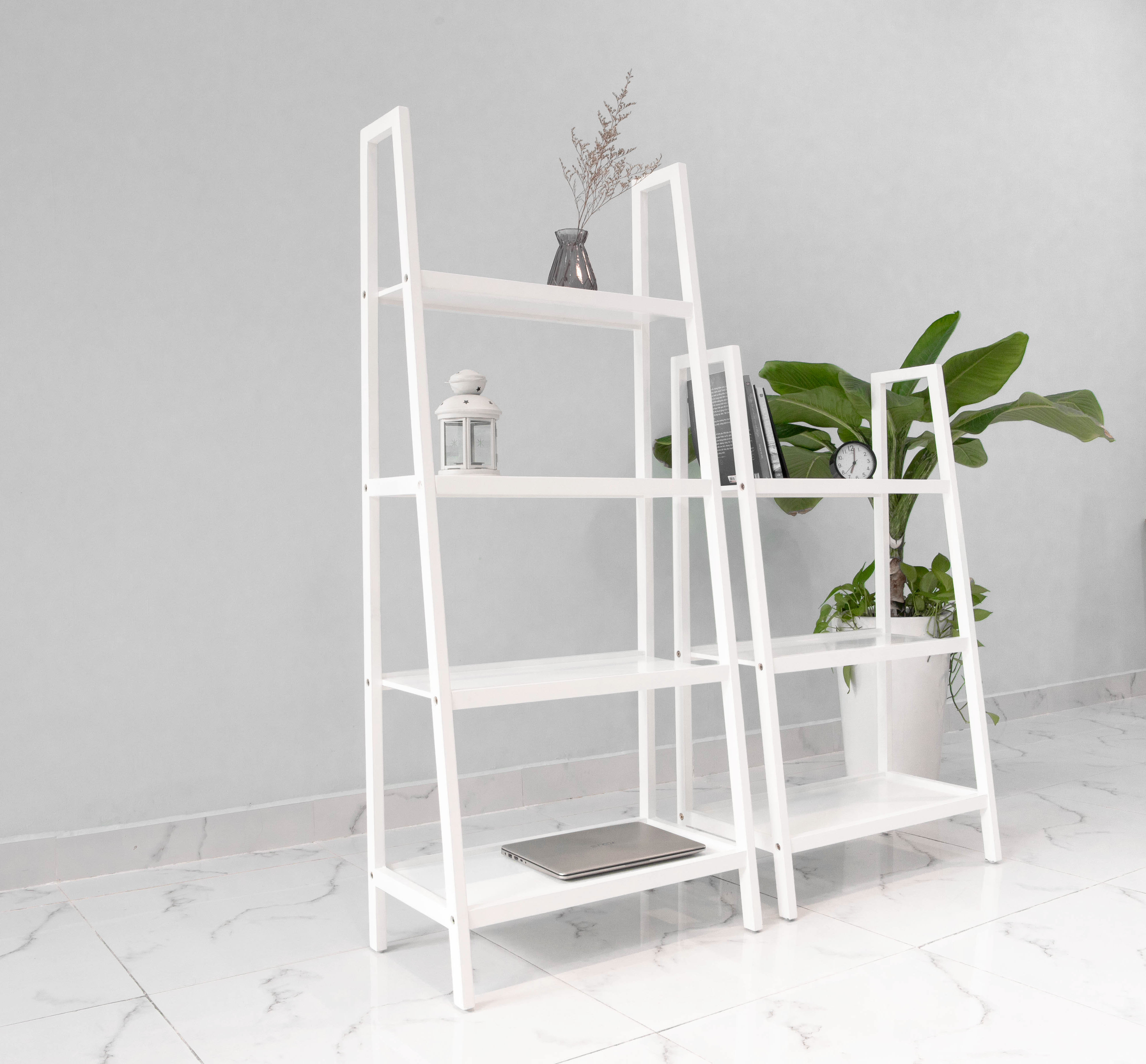 KỆ SÁCH HÀN QUỐC 4 TẦNG HÀN QUỐC MÀU TRẮNG - A BOOKSHELF 4F SIZE L WHITE