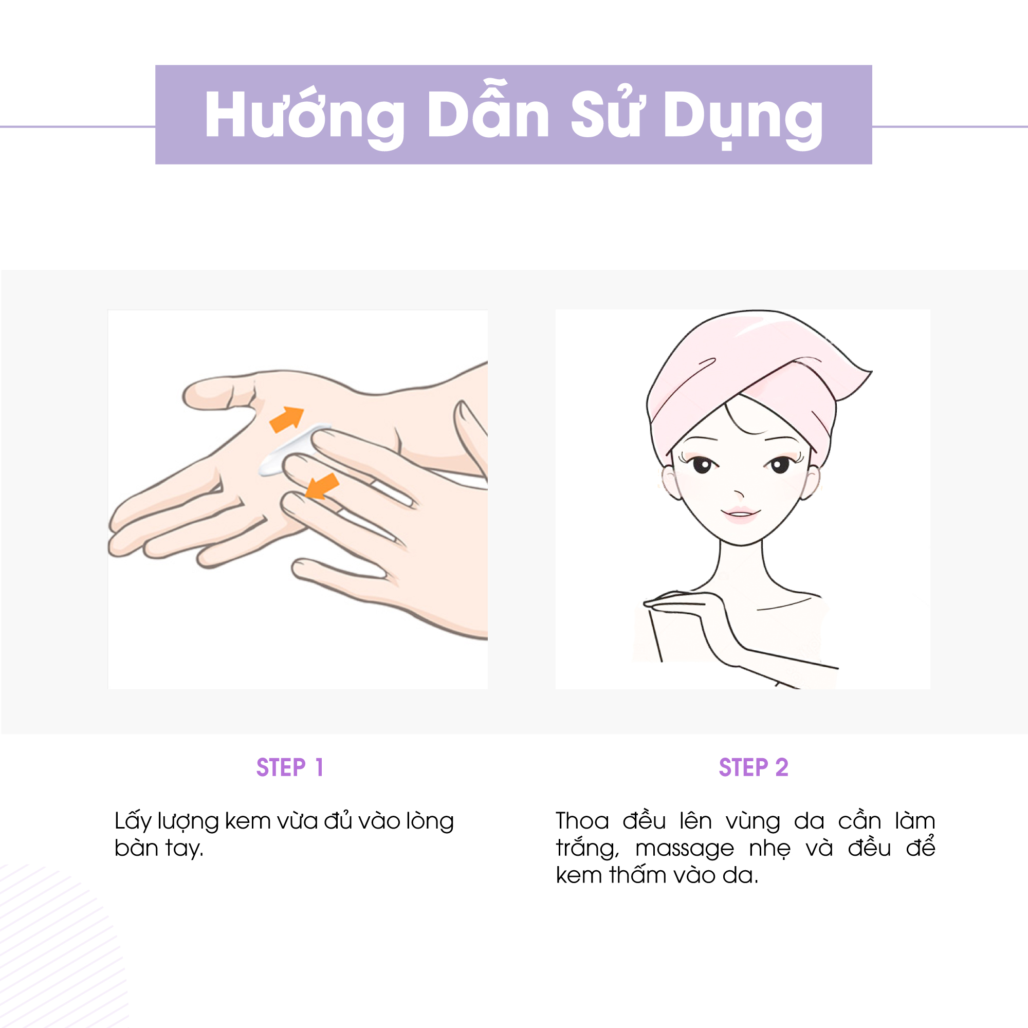 Kem dưỡng trắng da toàn thân hương hoa Lavender Truesky Whitening Body Lotion 100ml