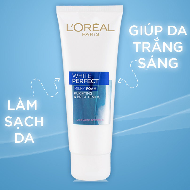 Sữa Rửa Mặt Trắng Da L'Oreal White Perfect