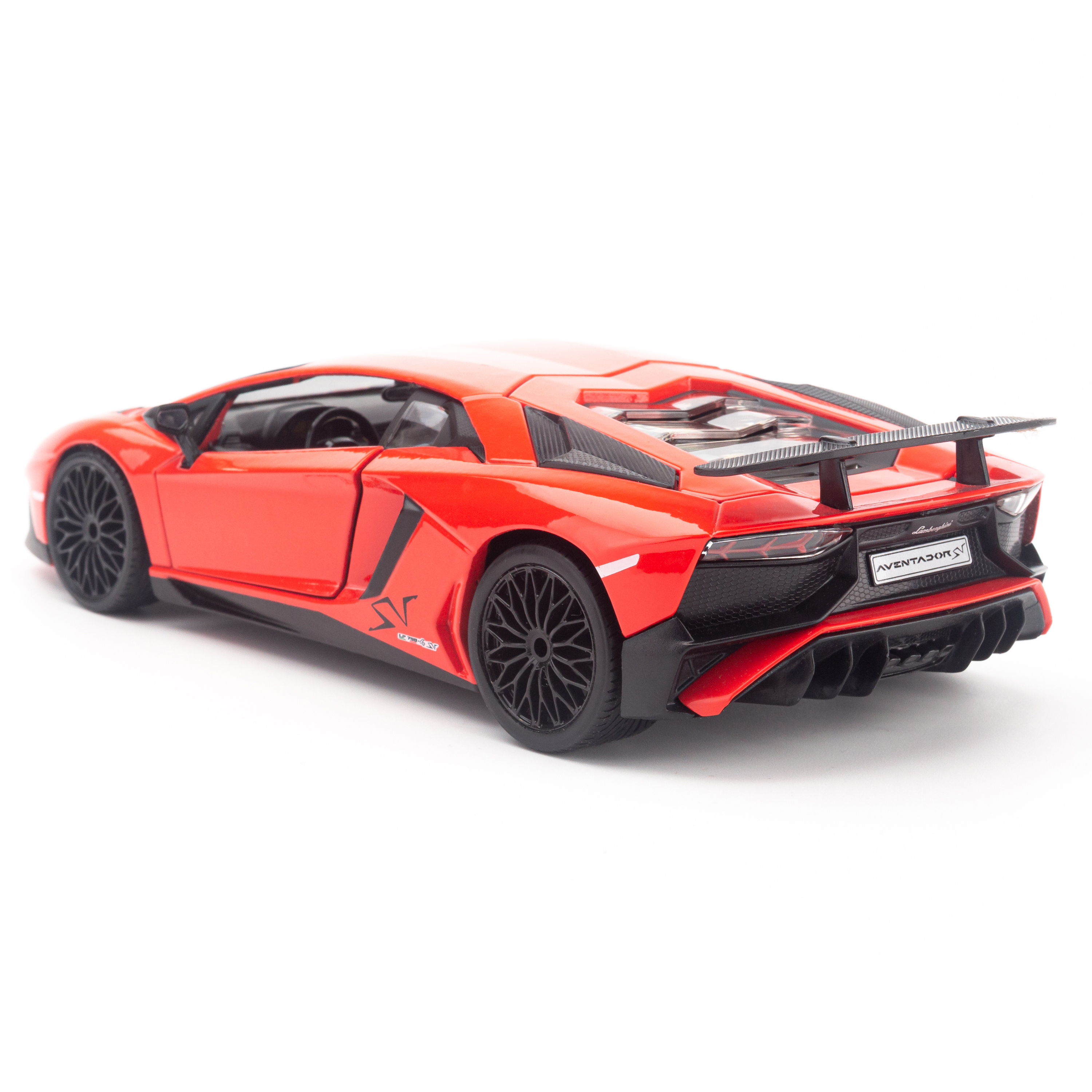 Mô hình xe LAMBORGHINI AVENTADOR LP750-4 SV RED 1:24 BBURAGO - MH18-21079