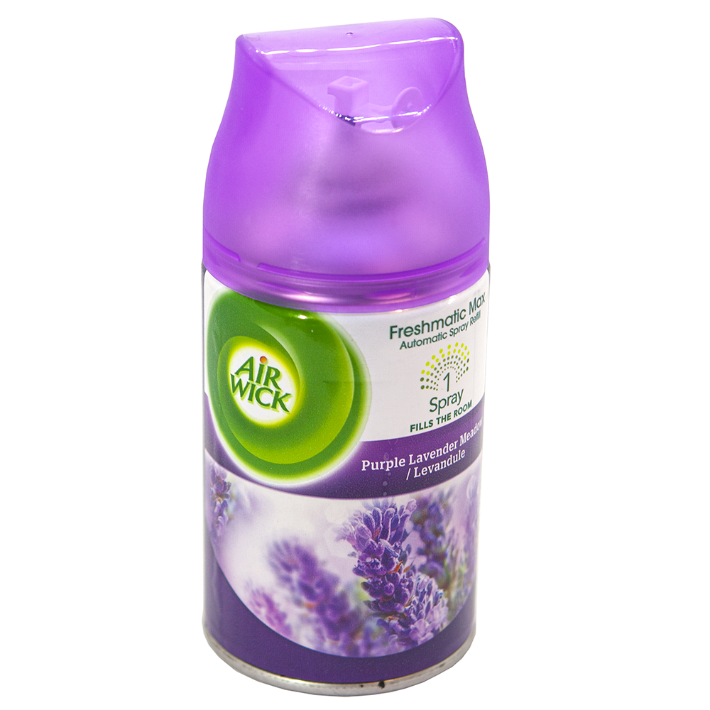 Bình xịt tinh dầu thiên nhiên Air Wick Purple Lavender Meadow 250ml QT016838 - hoa oải hương