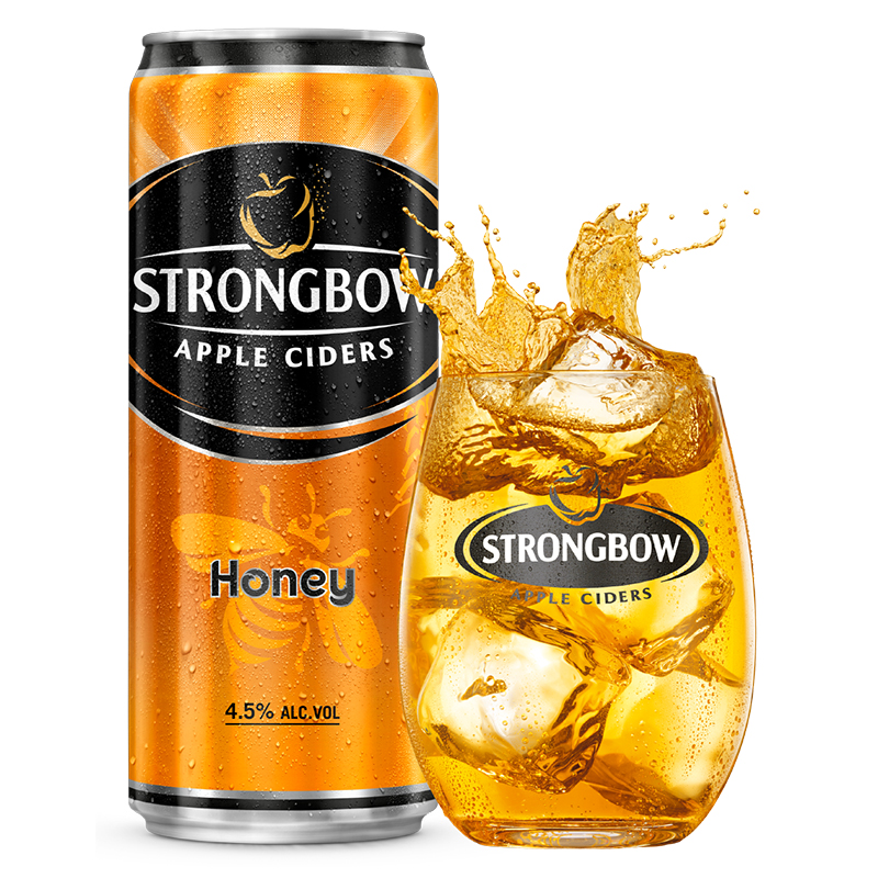 Nước táo lên men Strongbow Honey 330ml 6 Lon