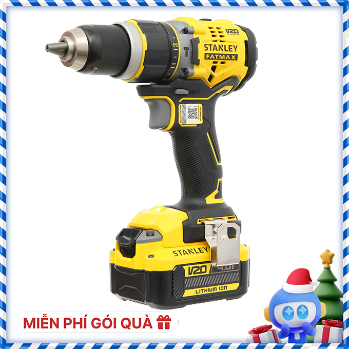 Máy khoan động lực 3 chức năng Brushless FatMax dùng pin Stanley SBD721M2K - Chính hãng