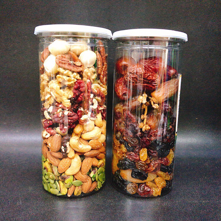 Combo 2 hũ mixed 7 trái cây sấy và mixed 8 hạt nhập khẩu Fonut (mỗi hũ 500g)