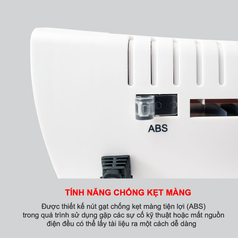 Máy Ép Màng Nhựa Plastic Media MD230 Khổ A4, Tự Động Điều Chỉnh Nhiệt Độ, Tính Năng Chống Kẹt Giấy, Nhỏ Gọn Thích Hợp Dùng Cho Văn Phòng Hoặc Gia Đình - Hàng Chính Hãng