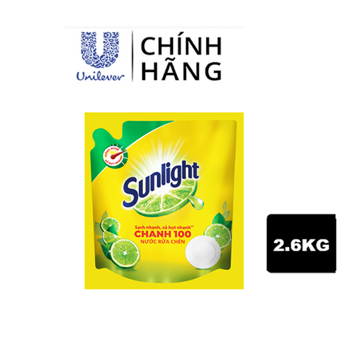 Nước Rửa Chén Sunlight Chanh Công Nghệ Mới Dạng Túi