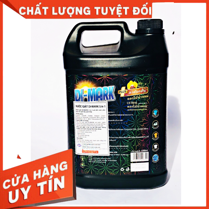 NƯỚC GIẶT ĐA NĂNG DI-MARK 5 IN 1 - MÙI THƠM NHẸ NHÀNG