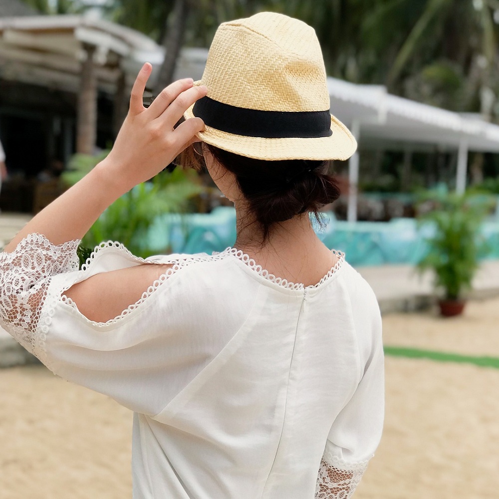 Đầm Suông Hity DRE113 (Trắng Kim Cương)