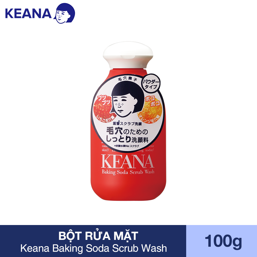 Bột Rửa Mặt Keana Baking Soda Scrub Wash (100G)