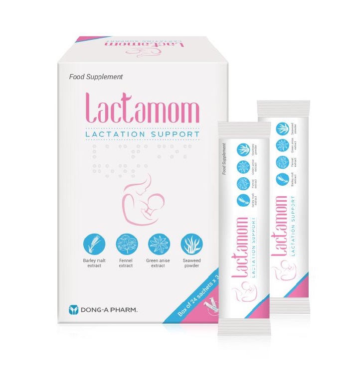 Cốm lợi sữa Lactamom tăng tiết sữa cho mẹ ít sữa