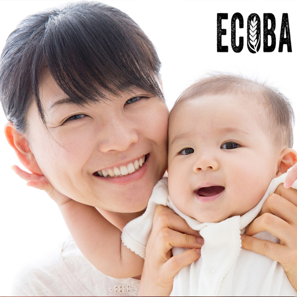 Gạo Nhật hữu cơ cao cấp/ECOBA Sakura 1kg - Nấu cháo cho bé ăn dặm - Hạt tròn, cơm mềm dẻo ngọt - 100% Organic