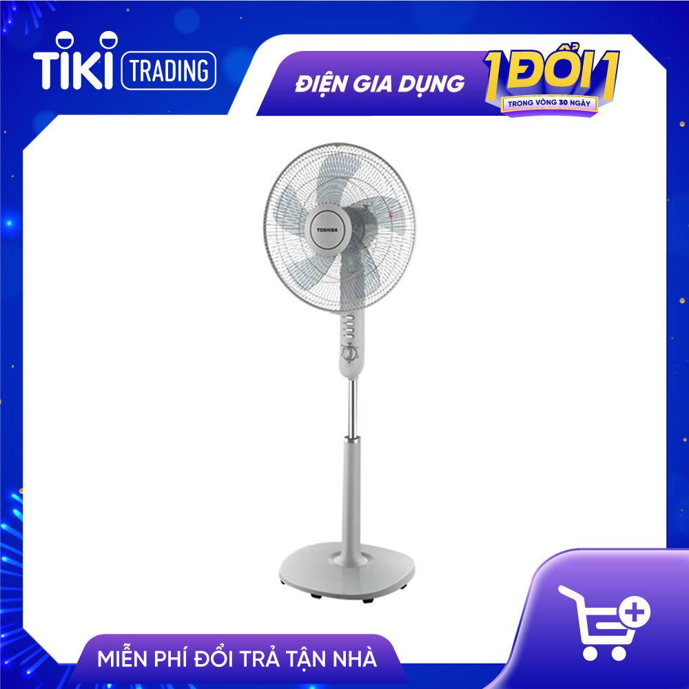 Quạt đứng Toshiba F-LSA10(H)VN (50W) - Xám - Hàng chính hãng