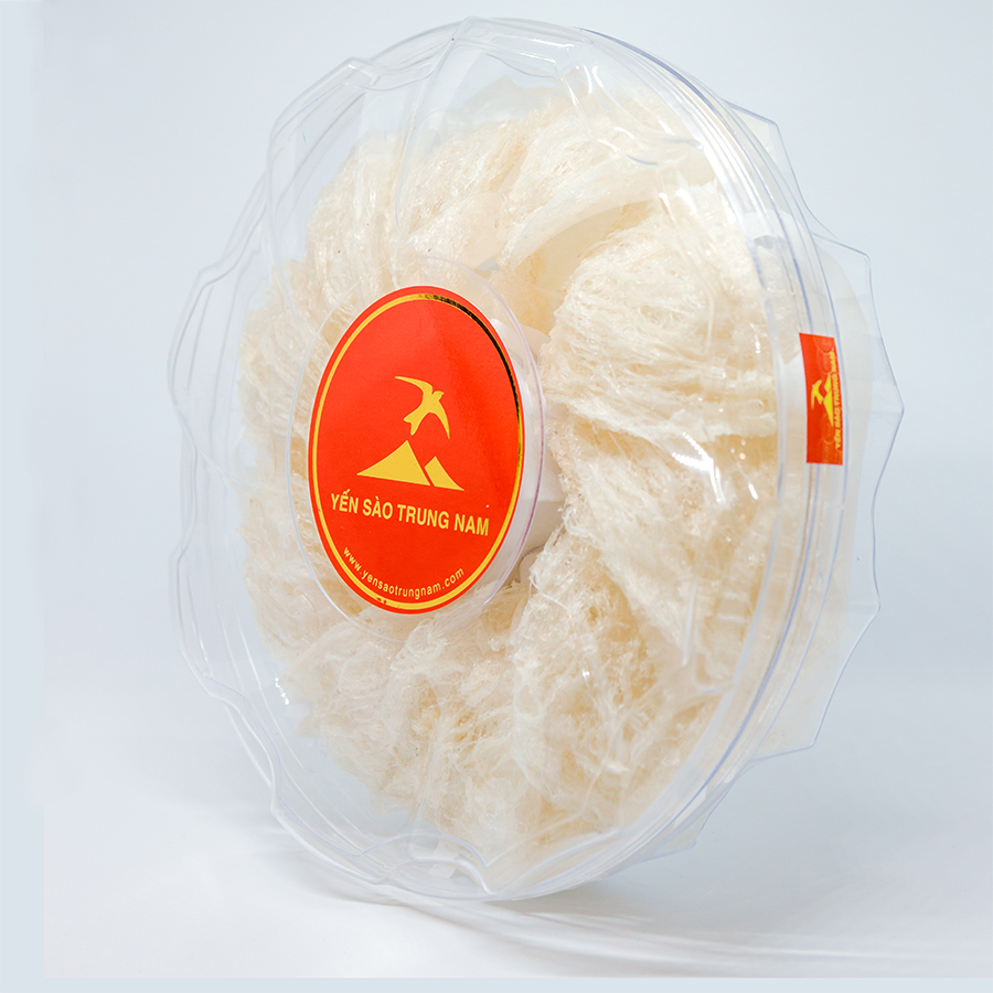 Tổ Yến Sào Tinh Chế (100g/Họp) (Tổ Yến làm sạch/Tổ Yến Sạch chế biến từ Tổ Yến Thô /Tổ Yến còn lông) Yến Sào Trung Nam