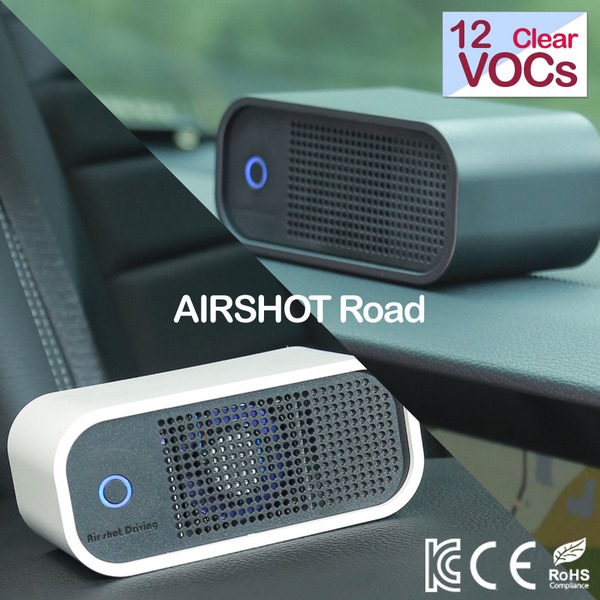 Máy lọc không khí ô tô Airshot Road | Sản phẩm chính hãng Hàn Quốc | Sử dụng công nghệ đèn LED UV khử trùng mạnh mẽ