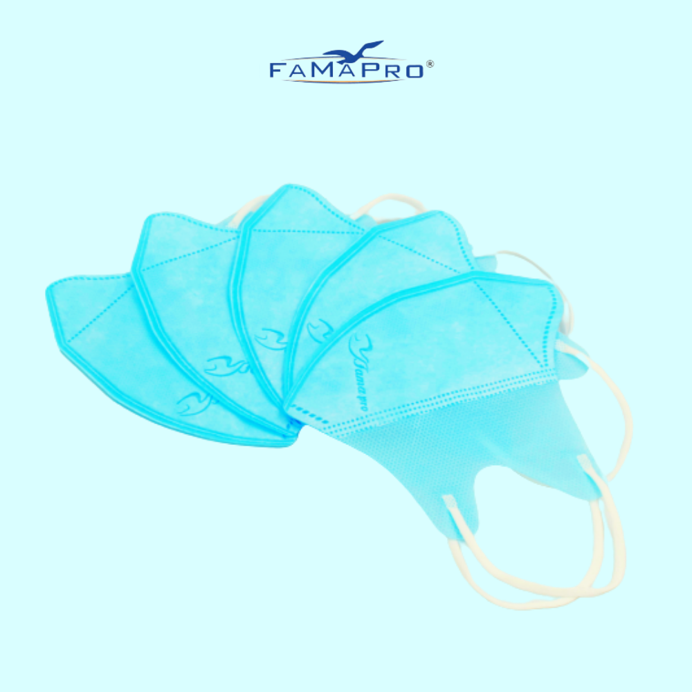 - Khẩu trang y tế kháng khuẩn 3 lớp Famapro 5D Mask - COMBO 5 HỘP
