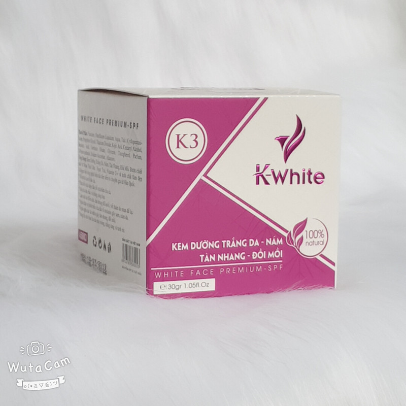 Kem Dưỡng Trắng Da, Nám, Tàn Nhang, Đồi Mồi - K-White - 30G